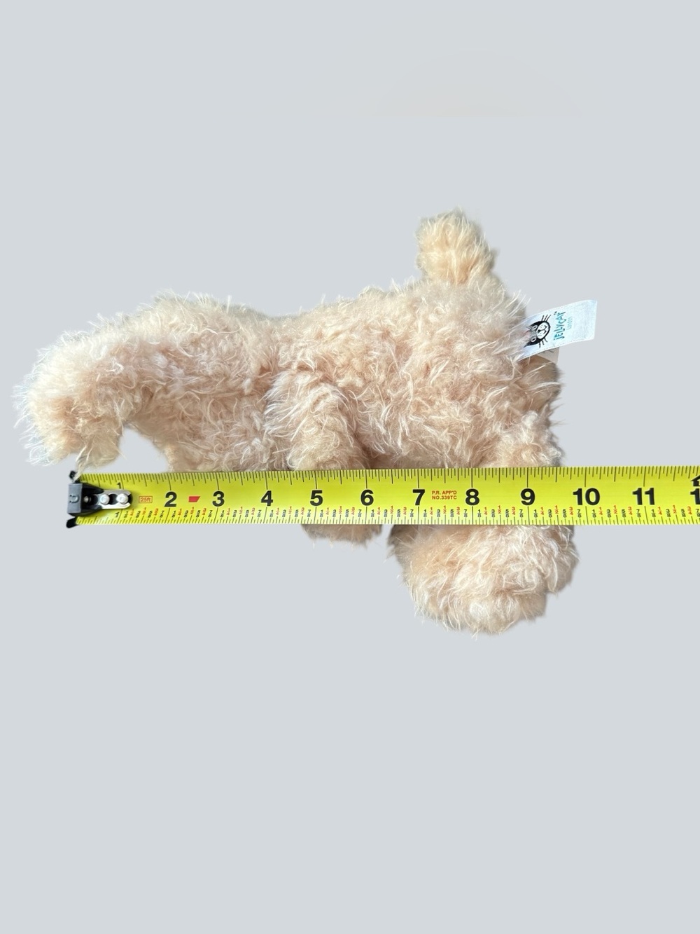Jellycat "I am Medium Angora Puppy" Dog Plush Stuffed Animal Retired Tan Beige - Picture 6 of 10